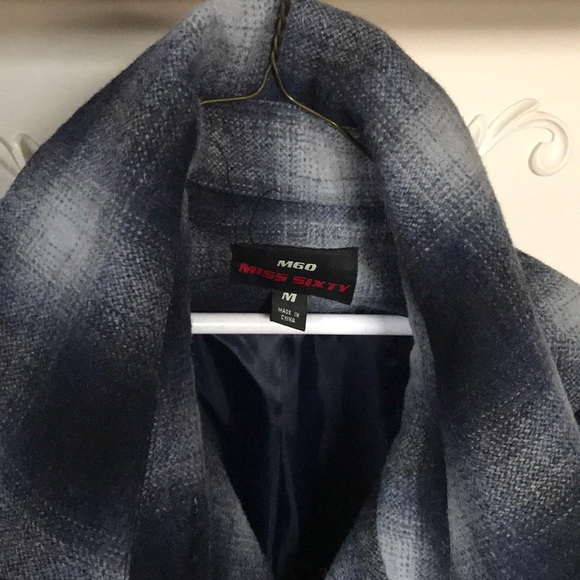 Perfect plaid pea coat by Miss Sixty - Picture 2 of 5